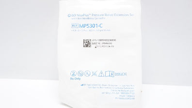BD MP5301-C MaxPlus Pressure Rated Extension Set 0.8mL x 8.5inch 325psi 10mL/s